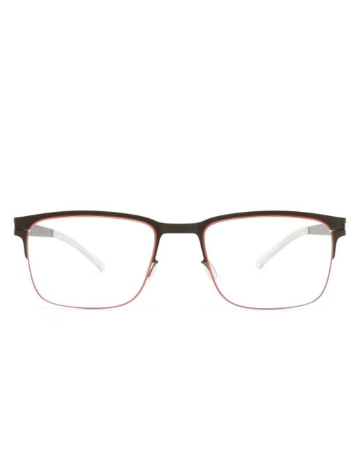 Mykita square-frame metal glasses