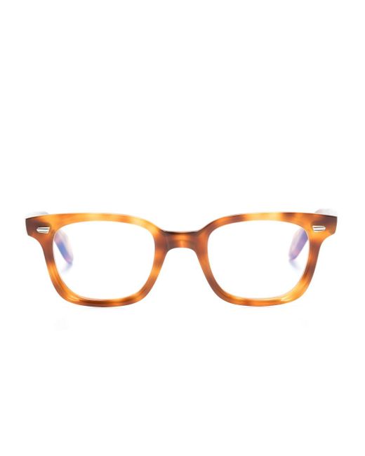 Cutler & Gross tortoiseshell square-frame glasses
