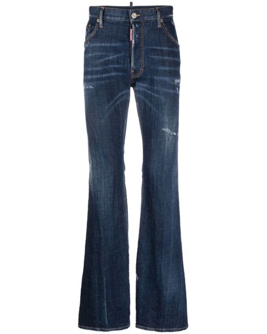 Dsquared2 mid-rise flared jeans
