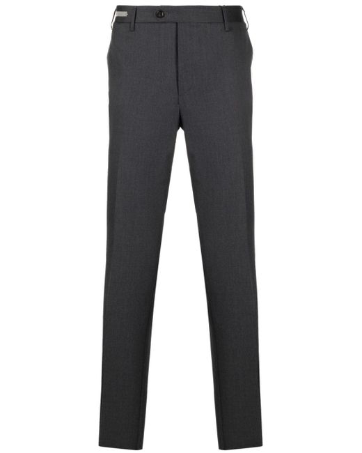 Corneliani slim-cut virgin-wool trousers