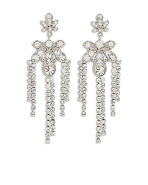 Rabanne chandelier crystal-embellished earrings