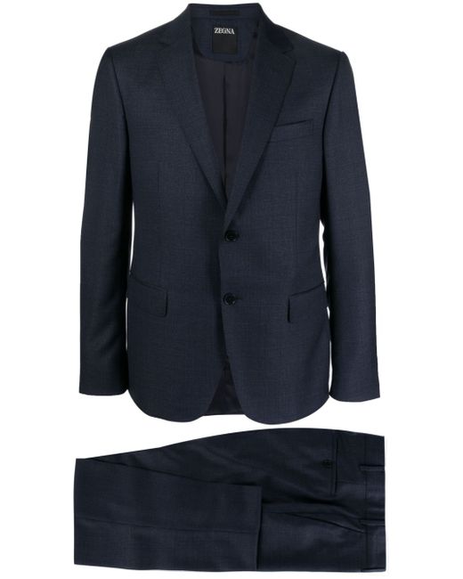 Z Zegna single-breasted wool suit