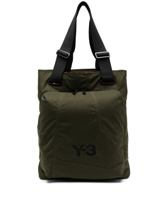 Y-3 zip-pocket tote bag
