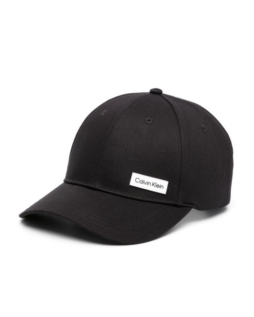 Calvin Klein logo-patch baseball cap
