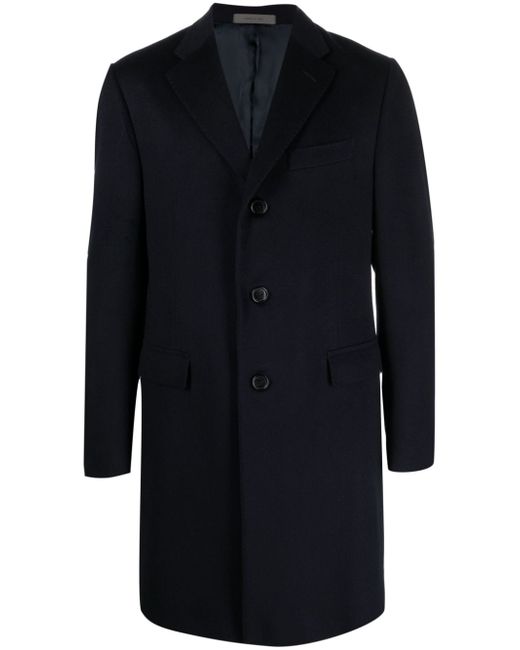 Corneliani single-breasted wool coat