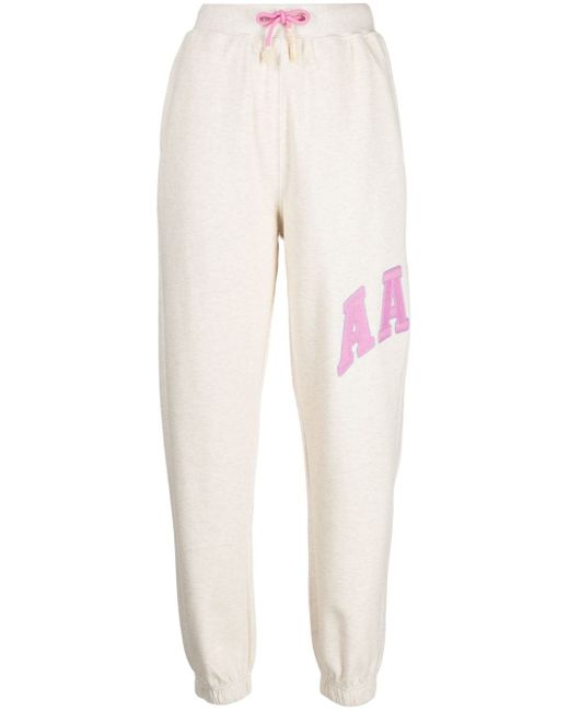 Aape By *A Bathing Ape® logo-patch drawstring track pants