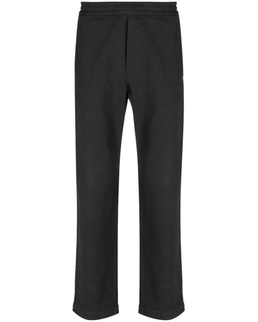 Barena elasticated cotton straight-leg trousers