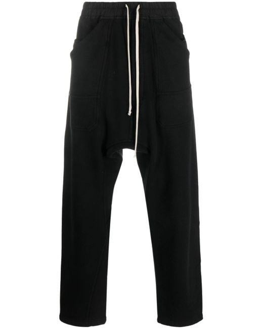 Rick Owens DRKSHDW organic-cotton drawstring-waist trousers
