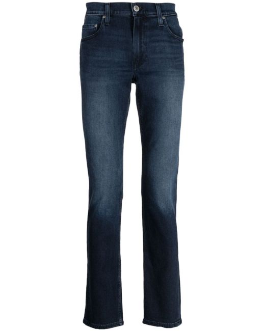 Paige mid-rise straight-leg jeans