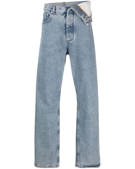 Y / Project mid-rise straight-leg jeans