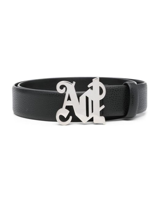 Palm Angels PA Monogram leather belt