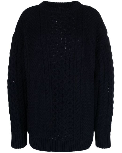 Totême chunky cable-knit wool jumper