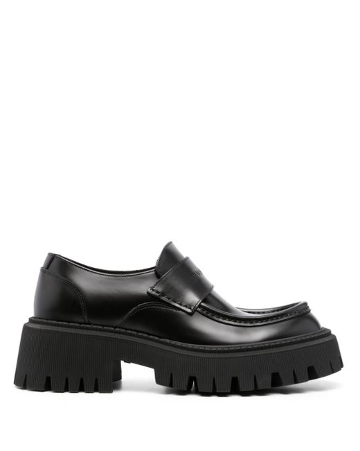Balenciaga Tractor leather loafers