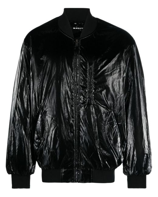 Marant high shine-finish bomber jacket