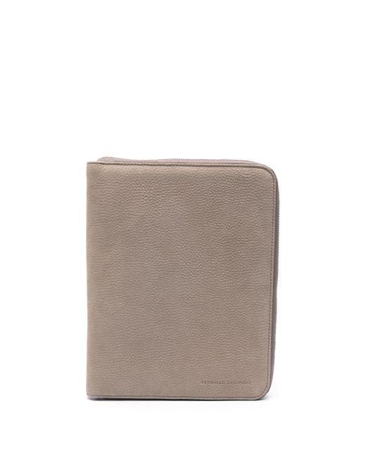 Brunello Cucinelli grained iPad case