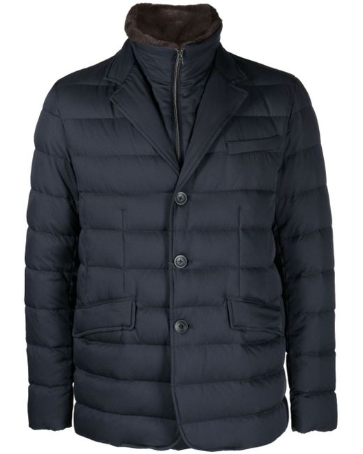 Herno high-neck layered padded jacket