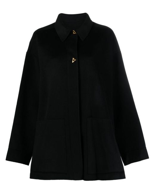 Aeron wool-blend cape coat