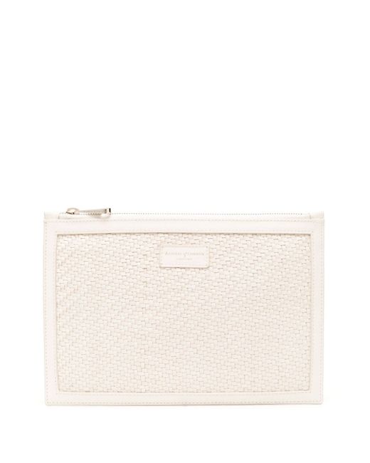 Aspinal of London large Essential leather clutch bag
