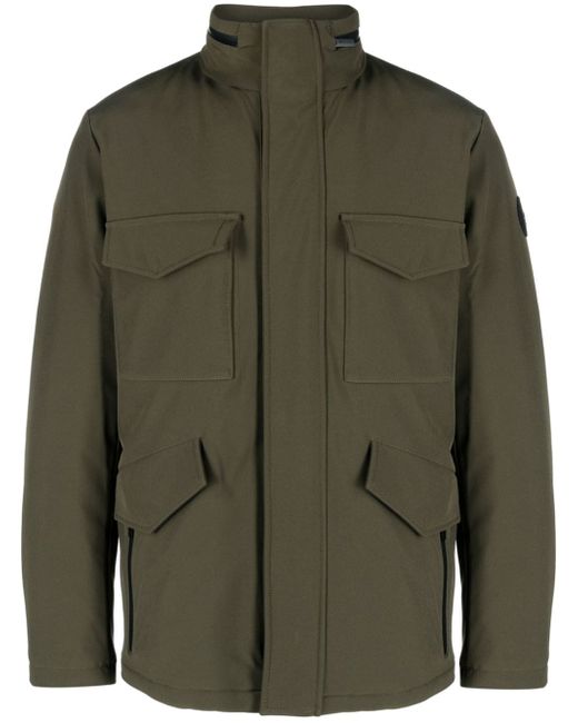 Woolrich logo-patch lightweight jacket