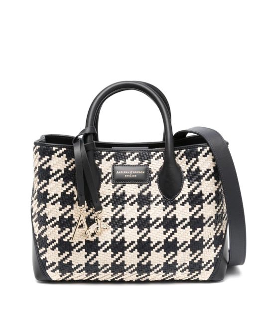 Aspinal of London London houndstooth tote bag