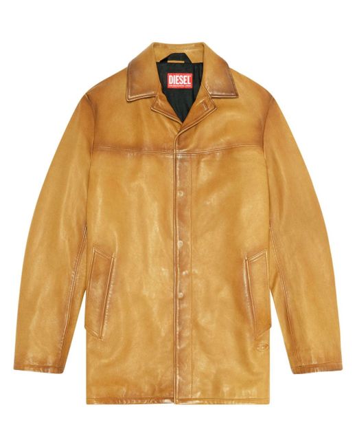 Diesel L-Nico leather jacket