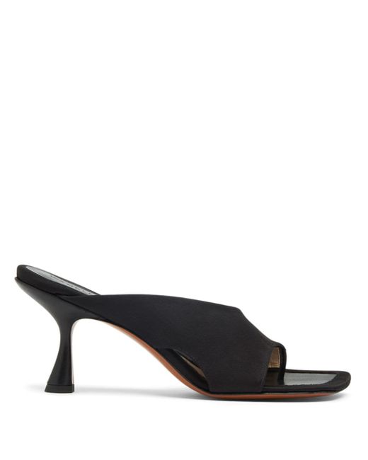 Wandler Julio 80mm cut-out detail leather mules