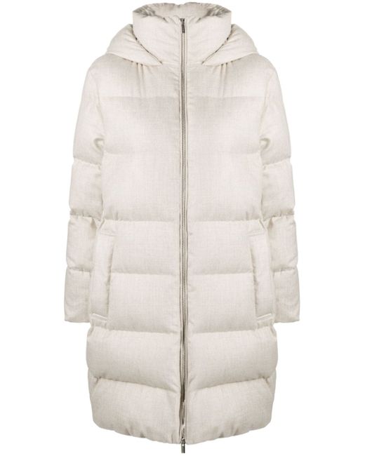 Peserico quilted padded coat