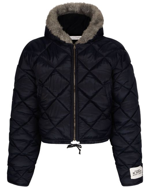 Dolce & Gabbana logo-patch quilted jacket