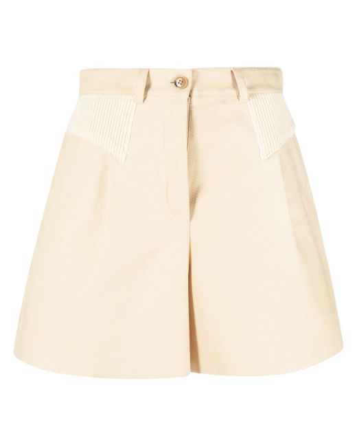 Kenzo high-waisted cotton shorts