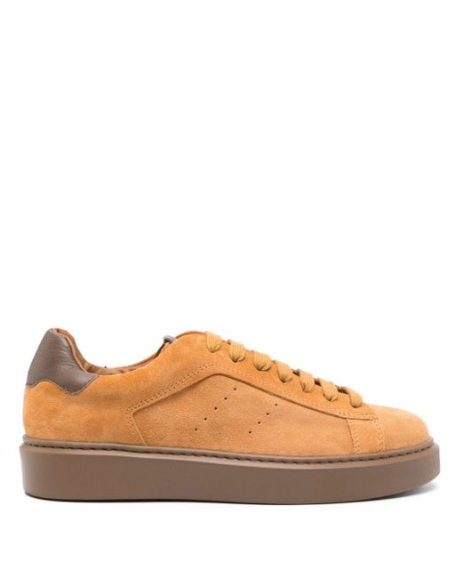 Doucal's lace-up suede sneakers