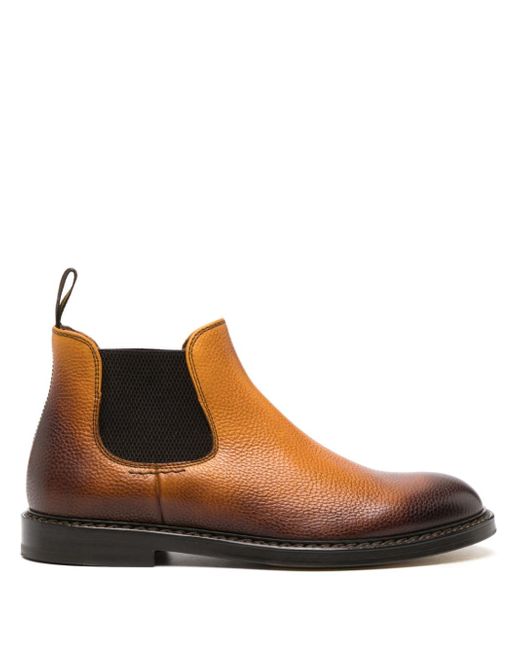 Doucal's slip-on leather ankle boots