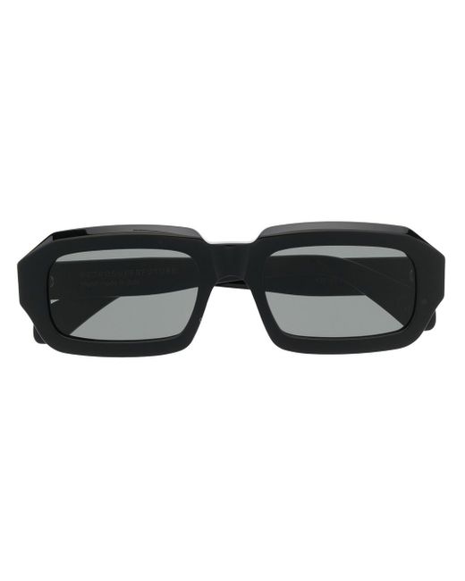 Retrosuperfuture logo-print rectangle-frame sunglasses