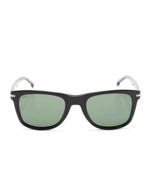 Boss square-frame tinted sunglasses