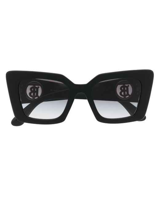 Burberry monogram square-frame sunglasses