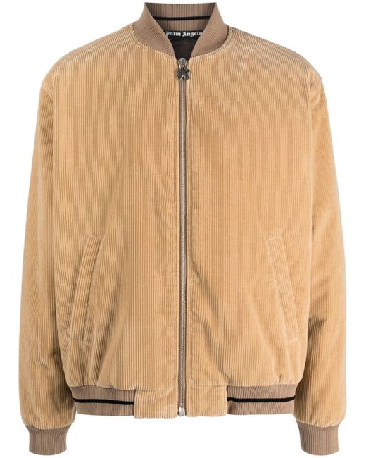 Palm Angels corduroy cotton bomber jacket