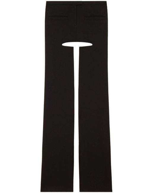 Courrèges Chaps flared tailored trousers