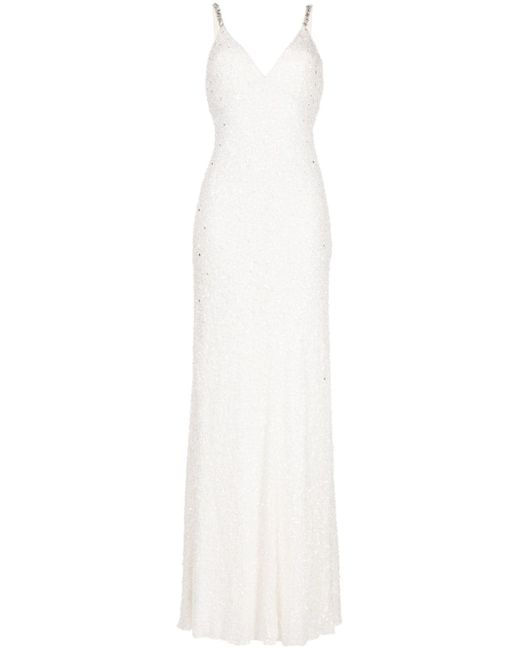 Jenny Packham Leila sequin-embellished gown