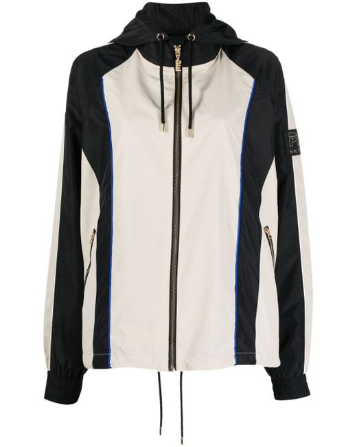 P.E Nation Formation colour-block hooded jacket