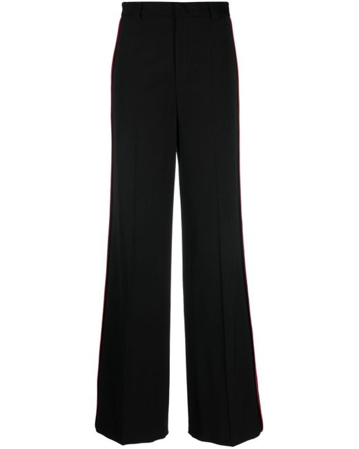 RED Valentino stripe-detailing tailored-cut trousers