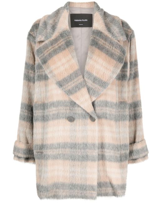 Fabiana Filippi double-breasted alpaca wool coat