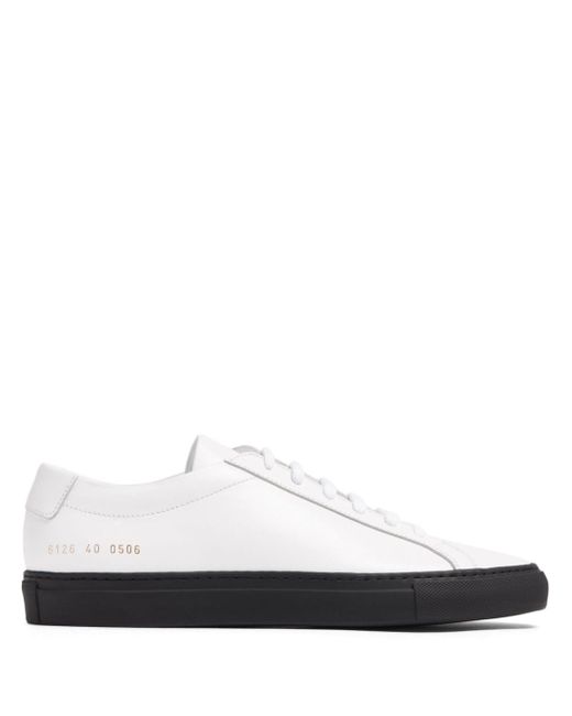 Common Projects lace-up contrasting sole sneakers