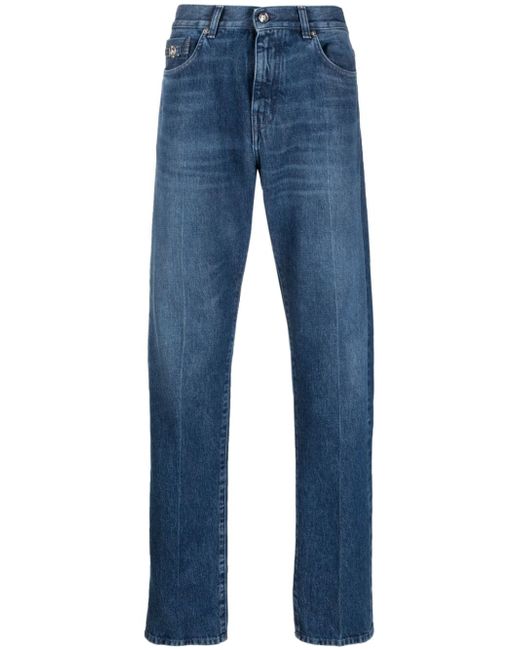 Versace straight-leg mid-rise jeans
