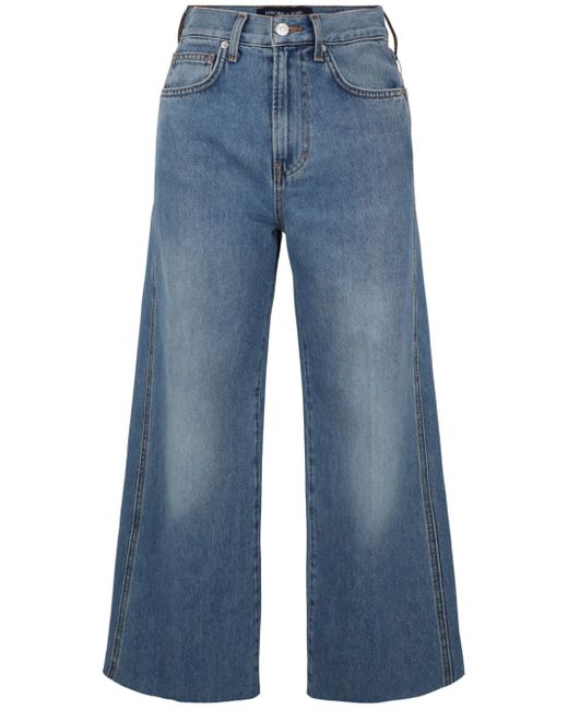 Veronica Beard high-waisted cropped jeans