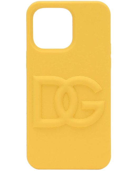 Dolce & Gabbana logo-embossed Iphone 14 Pro Max case