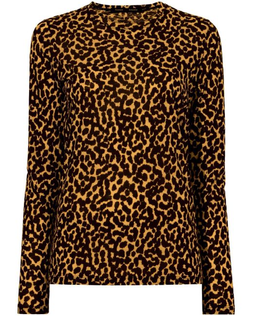 Proenza Schouler leopard-print long-sleeve T-shirt