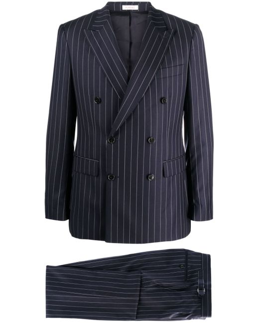 Fursac pinstripe-print double-breasted suit