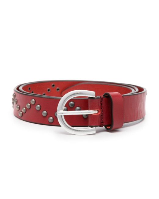 Fursac stud-embellished leather belt