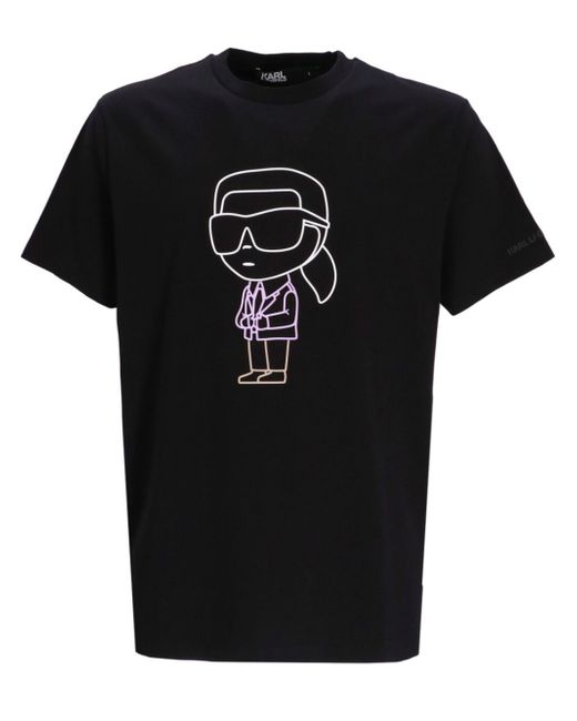 Karl Lagerfeld Ikonik Karl-print T-shirt