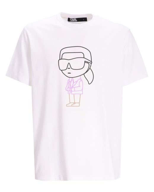 Karl Lagerfeld Ikonik Karl-print T-shirt