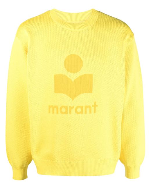Marant logo-print crew-neck sweatshirt